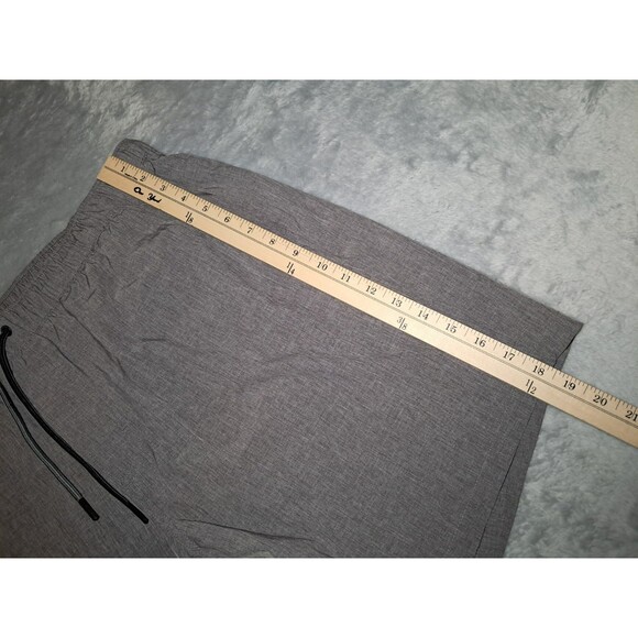 Eddie Bauer Shorts Tech Woven Pull On Mens 2X Gray Drawstring Comfy - Picture 7 of 9